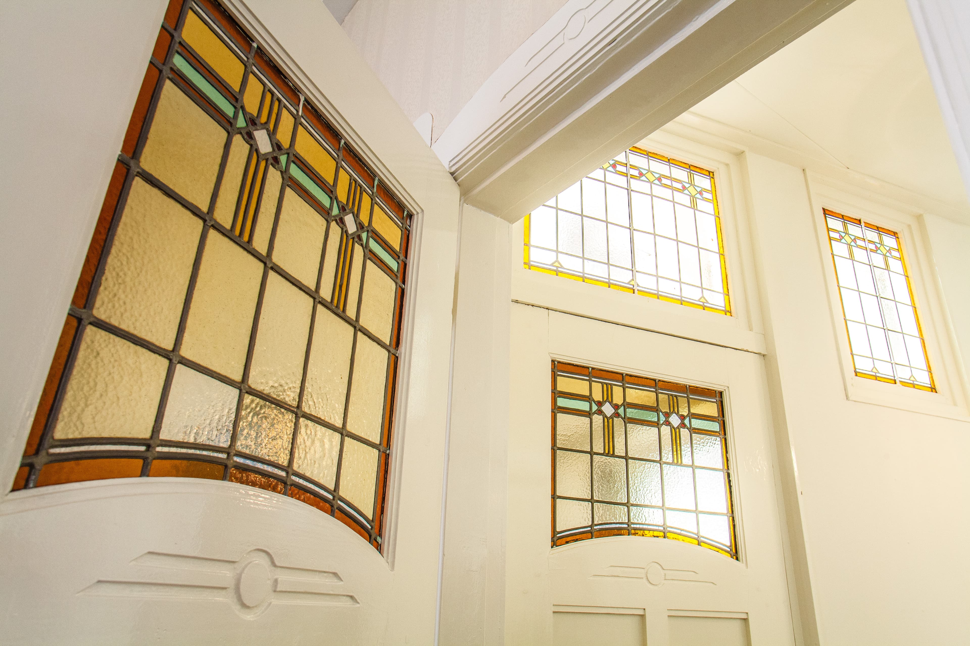 Glas-in-lood ensuite